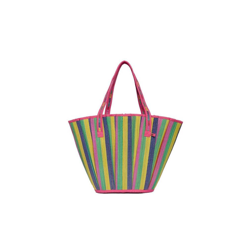 NEW LORNA MURRAY women's midi tropez tote bag in resort party fuchsia